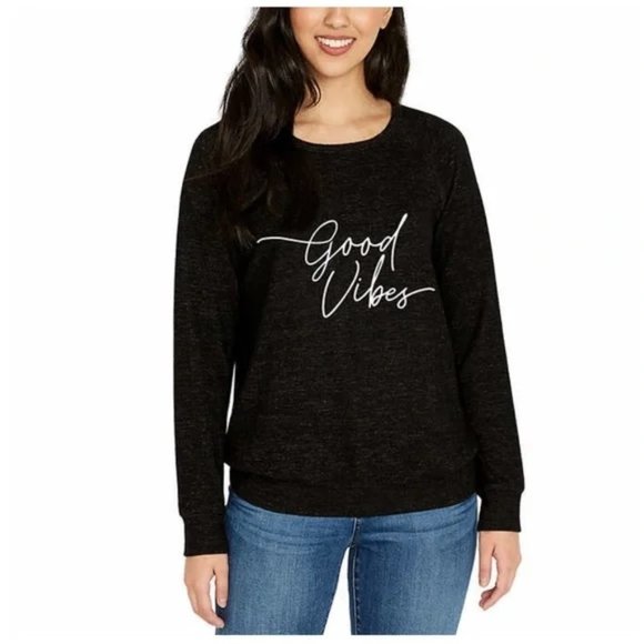 NWT BUFFALO Ladies Printed Cozy Top, Black - Picture 1 of 7